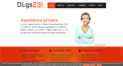 Desktop Screenshot of dlgs231.eu